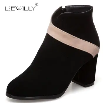 Lsewilly new round toe autumn winter boots fashion solid colors zipper ankle boots comfortable thick high heels shoes woman S940
Lsewilly new round toe autumn winter boots fashion solid colors zipper ankle boots comfortable thick high heels shoes woman S940