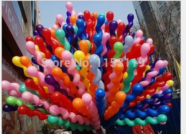 Top quality wholesales 500pcs mix color 10inch balloons Thicken screw latex balloon Party &holiday decoration free shipping | Игрушки и