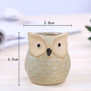 High 6Pcs/Set Ceramic Owl Pot Succulent Plant Cactus Flower Pot Container Planter Bonsai Pots UEJ
High 6Pcs/Set Ceramic Owl Pot Succulent Plant Cactus Flower Pot Container Planter Bonsai Pots UEJ