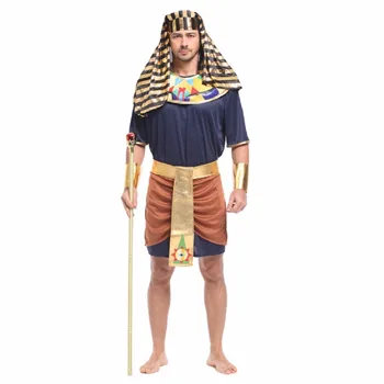 Shanghai Story Halloween Exotic Adult Men's Costumes Egyptian Pharaoh Cosplay Stage Performance Masquerade Party Clothes Set
Shanghai Story Halloween Exotic Adult Men's Costumes Egyptian Pharaoh Cosplay Stage Performance Masquerade Party Clothes Set