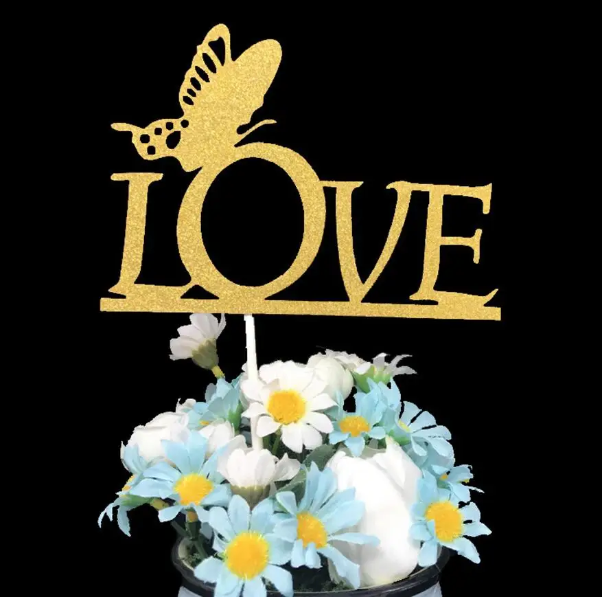 50pcs Butterfly Love Cupcake Cake Toppers Flag For Wedding Party Aniversary Birthday Baby Shower Decorations Supplies
50pcs Butterfly Love Cupcake Cake Toppers Flag For Wedding Party Aniversary Birthday Baby Shower Decorations Supplies