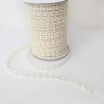 1 Roll 25 Meters Ivory White 10mm Flatback Rice Pearl Garland Wedding Party Centerpiece Hanging Decoration VX14
1 Roll 25 Meters Ivory White 10mm Flatback Rice Pearl Garland Wedding Party Centerpiece Hanging Decoration VX14