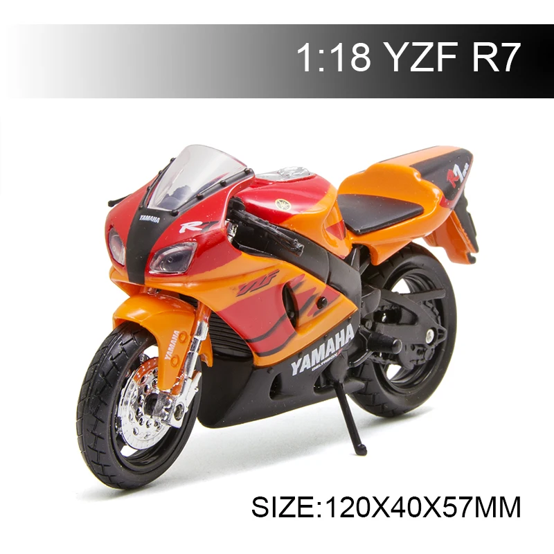 Maisto 1:18 Motorcycle Models YAMA YZF R7 Diecast Plastic Moto Miniature Race Toy For Gift Collection
Maisto 1:18 Motorcycle Models YAMA YZF R7 Diecast Plastic Moto Miniature Race Toy For Gift Collection