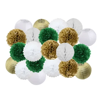 New 21pcs/set Gold/Silver/White Mixed 8" 10" Round Paper Lantern Pom Pom For Christmas Party Decoration Hanging Paper Crafts
New 21pcs/set Gold/Silver/White Mixed 8" 10" Round Paper Lantern Pom Pom For Christmas Party Decoration Hanging Paper Crafts