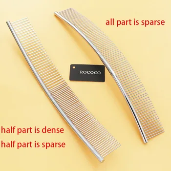 Professional Pet Grooming Comb Cleaning Hair Trimmer Brush Curved Shape Dense Sparse Teeth Brush Dog Cat Open Knot
Professional Pet Grooming Comb Cleaning Hair Trimmer Brush Curved Shape Dense Sparse Teeth Brush Dog Cat Open Knot