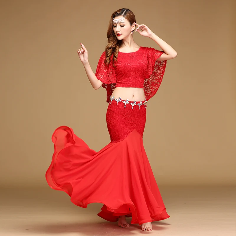 Belly dance training suit 2017 new spring and summer lace dress dress dress dress suit T733
Belly dance training suit 2017 new spring and summer lace dress dress dress dress suit T733