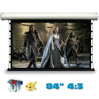 Jingke 4K 3D Top-ranking Electric Tab-Tension Projection Screen 84 inch 4:3 Motorized Projector Screens for LED LCD HD Cinema
Jingke 4K 3D Top-ranking Electric Tab-Tension Projection Screen 84 inch 4:3 Motorized Projector Screens for LED LCD HD Cinema