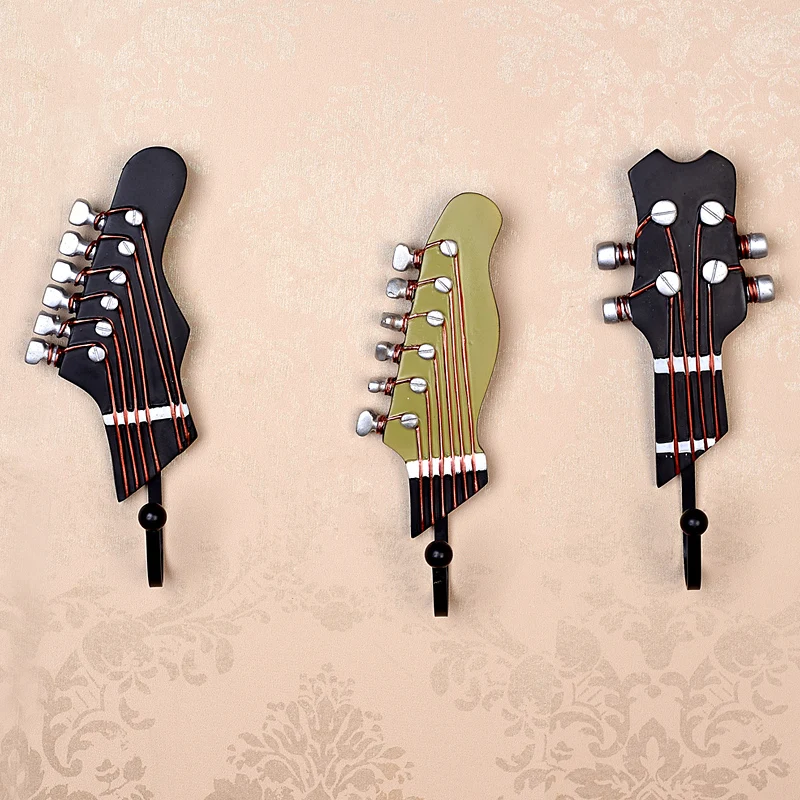 American guitar style hooks Creative wall hooks Decorative Coat Rack Hat Rack wooden Hanger
American guitar style hooks Creative wall hooks Decorative Coat Rack Hat Rack wooden Hanger