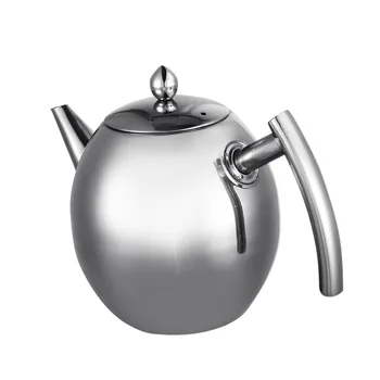 1L And 1.5L Optional Stainless Steel Teapot Coffee Pot With Filter Large Capacity
1L And 1.5L Optional Stainless Steel Teapot Coffee Pot With Filter Large Capacity