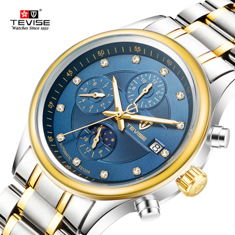 Hot TEVISE Brand Men Mechanical Watch Fashion Waterproof Sport Automatic Fashion luxury Gold Watches Relogio masculino 2017New
Hot TEVISE Brand Men Mechanical Watch Fashion Waterproof Sport Automatic Fashion luxury Gold Watches Relogio masculino 2017New