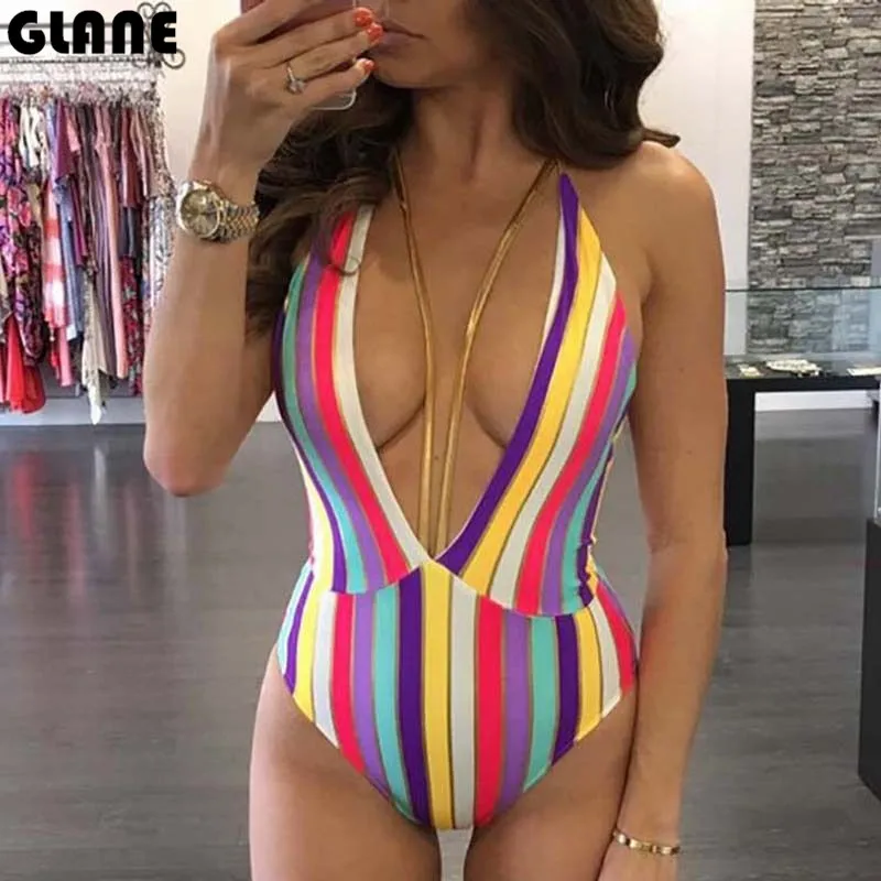 2018 Sexy Women Swimsuit One Pieces Swimwear Female Stripe Bikini Push Up Jumpsuit Vest Bathing Suit Beach Bather Summer
2018 Sexy Women Swimsuit One Pieces Swimwear Female Stripe Bikini Push Up Jumpsuit Vest Bathing Suit Beach Bather Summer
