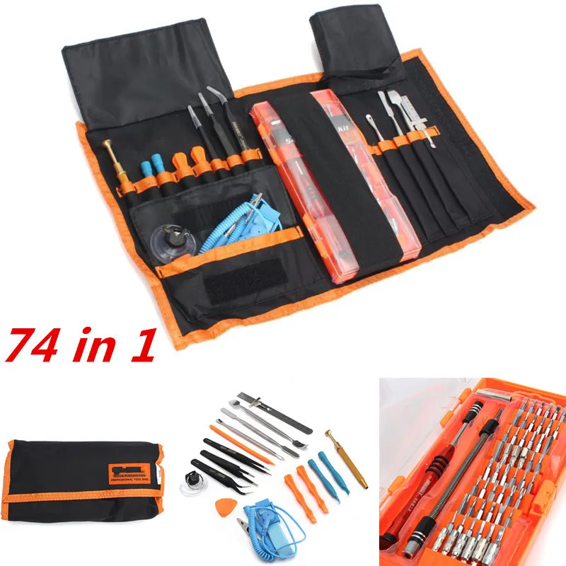 New 74 In 1 Portable Mobile Cell Phone Pro Tech Base Repair Tools Kit Pry Opening Tool Screwdriver Set Smartphone Hand Tools Set
New 74 In 1 Portable Mobile Cell Phone Pro Tech Base Repair Tools Kit Pry Opening Tool Screwdriver Set Smartphone Hand Tools Set