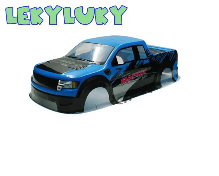 LEKYLUKY 1/10 PVC painted body shell for 1/10 RC Monster truck size:430*193mm wheel base 260mm 
LEKYLUKY 1/10 PVC painted body shell for 1/10 RC Monster truck size:430*193mm wheel base 260mm