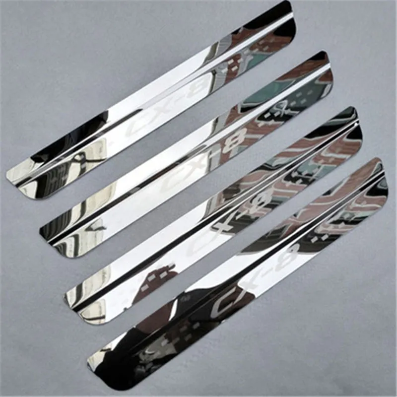 Car-covers stainless steel Car door cover outside door sill plate Scuff Plate/Door Sill For Mazda cx-8 cx8 2019 car-styling
Car-covers stainless steel Car door cover outside door sill plate Scuff Plate/Door Sill For Mazda cx-8 cx8 2019 car-styling