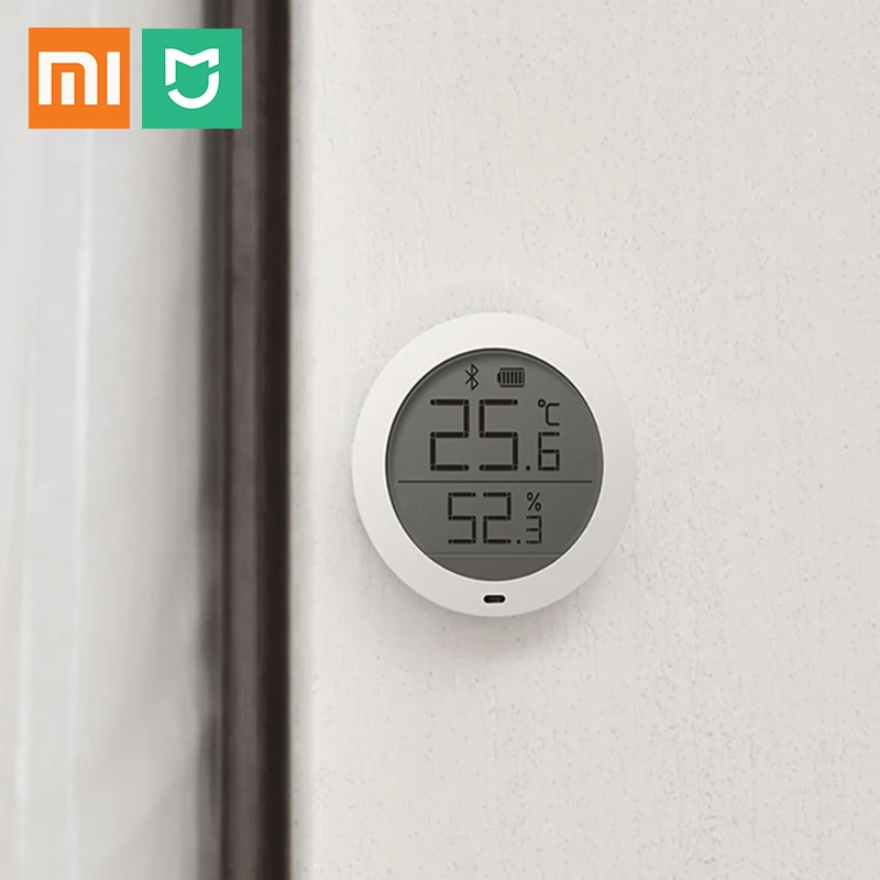 Original Xiaomi Mijia Bluetooth Temperature Thermometer Smart Humidity Sensor LCD Screen Digital Moisture Meter Mi Home APP
Original Xiaomi Mijia Bluetooth Temperature Thermometer Smart Humidity Sensor LCD Screen Digital Moisture Meter Mi Home APP