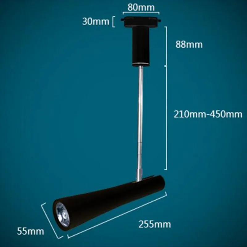 YRANK 10W AC85-265V COB TrackLigh LED Light Spotlight Lamp Adjustable for Shopping Mall Clothes Store Exhibition Office Use
YRANK 10W AC85-265V COB TrackLigh LED Light Spotlight Lamp Adjustable for Shopping Mall Clothes Store Exhibition Office Use