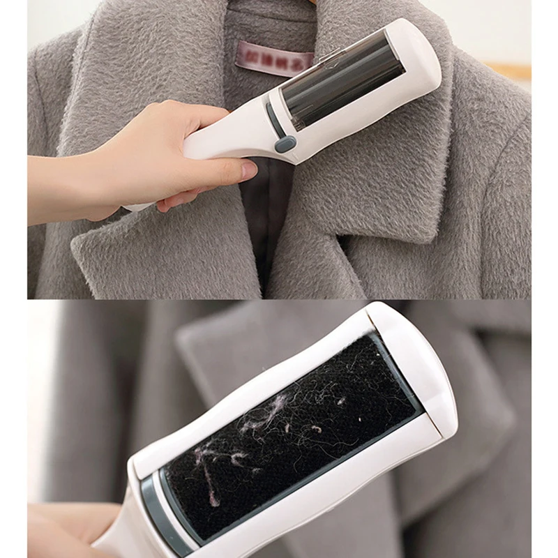 New Reusable Clothes Coat Sticky Lint Roller Dog Pet Hair Remover Dust Fluff Brush Home Rollling Cleaning Device
New Reusable Clothes Coat Sticky Lint Roller Dog Pet Hair Remover Dust Fluff Brush Home Rollling Cleaning Device