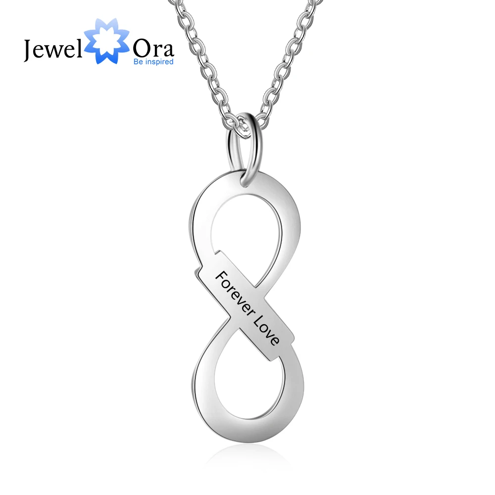 Infinity Love Personalized Gift Engrave Name Necklace Stainless Steel Necklaces & Pendants Jewelry For Her (JewelOra NE103173)
Infinity Love Personalized Gift Engrave Name Necklace Stainless Steel Necklaces & Pendants Jewelry For Her (JewelOra NE103173)