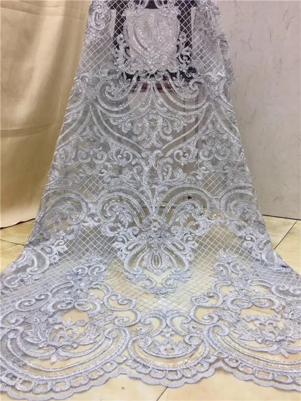 2019 Embroidery mesh tulLe lace fabric 5yards flower pattern sequins african lace fabrics wholesale for wedding party white
2019 Embroidery mesh tulLe lace fabric 5yards flower pattern sequins african lace fabrics wholesale for wedding party white
