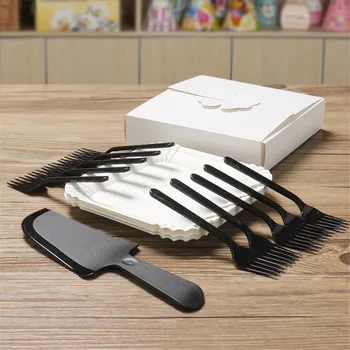 21pcs/set Disposable Cake Tableware Sets Plate Fork Knife Birthday Party Cake Supplies 10 Person Baby Shower Party Favors
21pcs/set Disposable Cake Tableware Sets Plate Fork Knife Birthday Party Cake Supplies 10 Person Baby Shower Party Favors