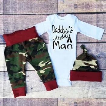 2017 Army Green Newborn Baby Girl Boy Clothes Letter Autumn Romper T-Shirt Long Pants And Hat Outfits 3Pcs Free Shipping
2017 Army Green Newborn Baby Girl Boy Clothes Letter Autumn Romper T-Shirt Long Pants And Hat Outfits 3Pcs Free Shipping