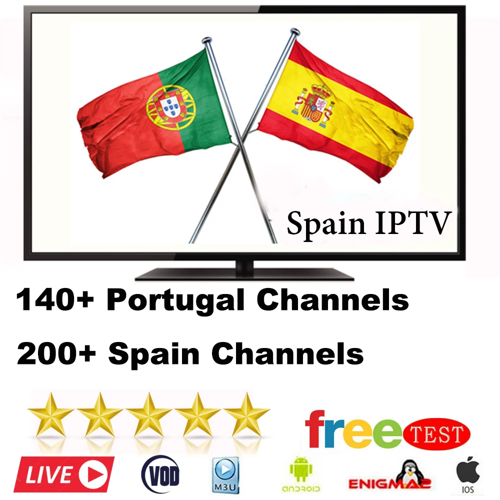 400+ Spain IPTV Spanish Channel M3USmart Abonnement Germany Portugal IPTV VOD Android Box Enigma2 Smart TV PC
400+ Spain IPTV Spanish Channel M3USmart Abonnement Germany Portugal IPTV VOD Android Box Enigma2 Smart TV PC