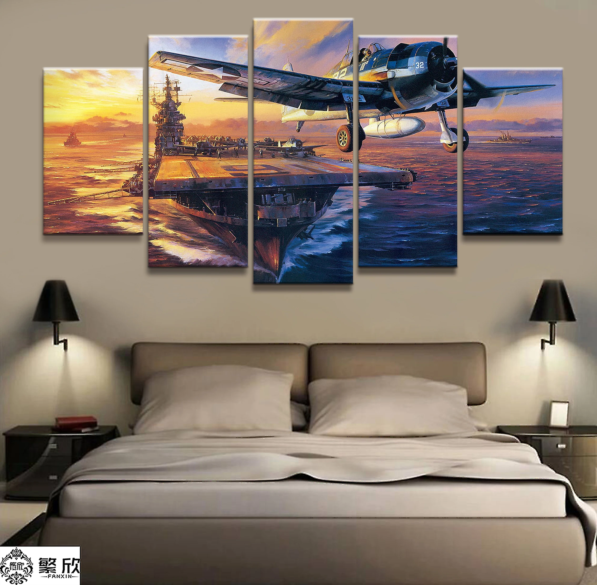 Home Decor Modular Canvas Picture 5 Piece Military USS Lexington CV-16 Painting Poster Wall For Home Canvas Painting Wholesale
Home Decor Modular Canvas Picture 5 Piece Military USS Lexington CV-16 Painting Poster Wall For Home Canvas Painting Wholesale