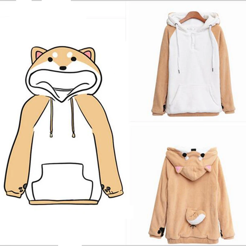 Dog Lovers Hoodies Coat Dog Pet Doge Hoodies With Ears Tail Sweatshirt Shiba Hoodie
Dog Lovers Hoodies Coat Dog Pet Doge Hoodies With Ears Tail Sweatshirt Shiba Hoodie