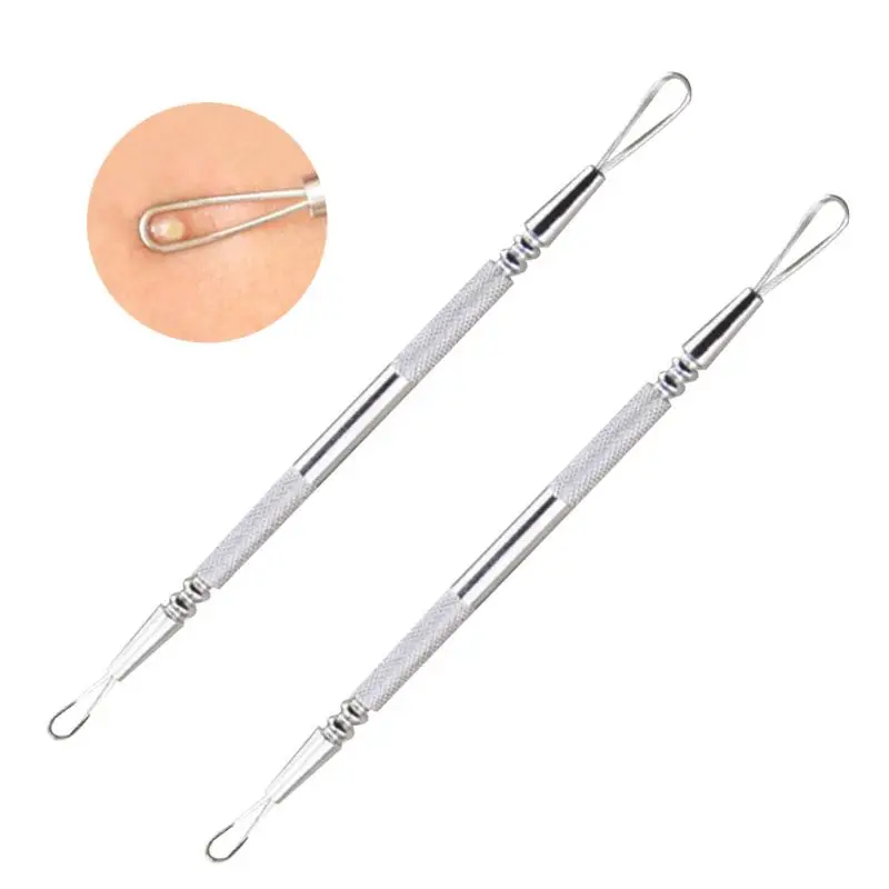 5 Types 2 In 1 Stainless Steel Blackhead Remover Makeup Tool Aluminum Tube Acne Needle Tip Looped Double-End Pimple Extractor
5 Types 2 In 1 Stainless Steel Blackhead Remover Makeup Tool Aluminum Tube Acne Needle Tip Looped Double-End Pimple Extractor
