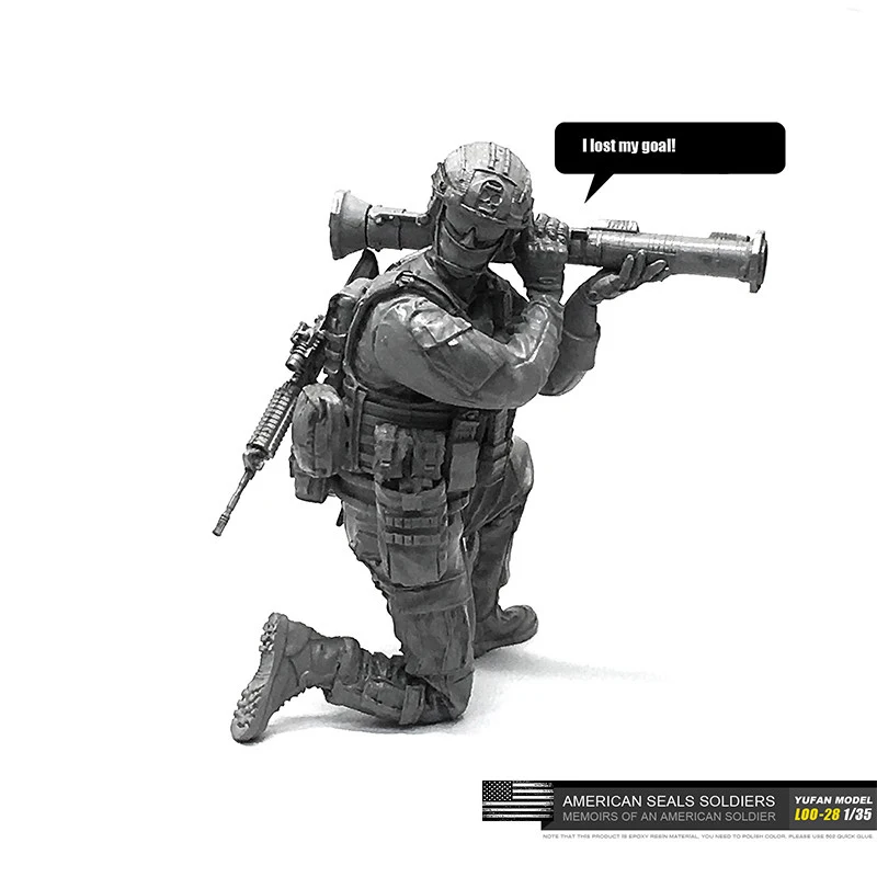 1:35 American Navy SEALs Anti-Armor Resin Soldiers Model Military Hobby Children Toys Decoration LOO-28
1:35 American Navy SEALs Anti-Armor Resin Soldiers Model Military Hobby Children Toys Decoration LOO-28