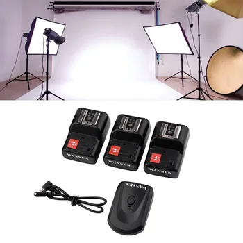 Universal 4 Channels Transmitter Wireless Radio Flash Trigger Set with 3 PT-04GY Receivers Camera PC Sync Cord for Studio Flash
Universal 4 Channels Transmitter Wireless Radio Flash Trigger Set with 3 PT-04GY Receivers Camera PC Sync Cord for Studio Flash