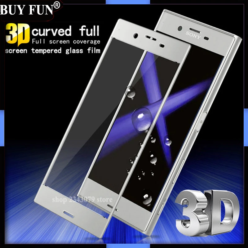3D изогнутое полноэкранное закаленное стекло XZs для Sony Xperia 5 2 дюйма Защитная