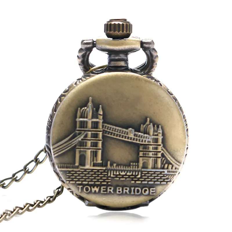 3D UK London Tower Bridge Theme Case Pendant Pocket Watch With Necklace Chain Gift For Boys Girls Jewerly Necklace
3D UK London Tower Bridge Theme Case Pendant Pocket Watch With Necklace Chain Gift For Boys Girls Jewerly Necklace