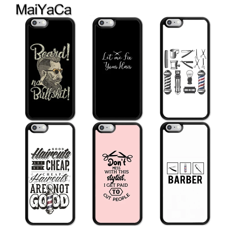 MaiYaCa Barber Shop Hair Stylist Salon Phone Case For iphone 11 Pro MAX X XR XS MAX 6 6S 7 8 Plus 5 5S TPU Back Cover Fundas
MaiYaCa Barber Shop Hair Stylist Salon Phone Case For iphone 11 Pro MAX X XR XS MAX 6 6S 7 8 Plus 5 5S TPU Back Cover Fundas