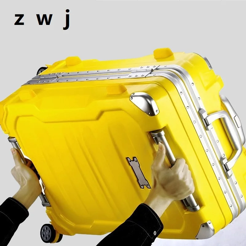 Rolling luggage men and women suitcase Aluminium frame spinner suitcase Hardside luggage for students
Rolling luggage men and women suitcase Aluminium frame spinner suitcase Hardside luggage for students