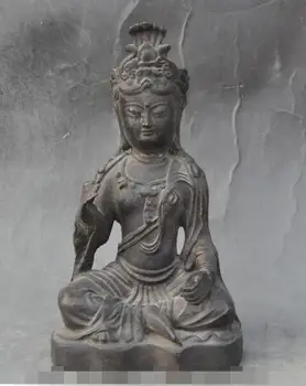 Free shipping S03016 8" old chinese buddhism Joss pure bronze Kwan-yin Guanyin goddess buddha statue
Free shipping S03016 8" old chinese buddhism Joss pure bronze Kwan-yin Guanyin goddess buddha statue