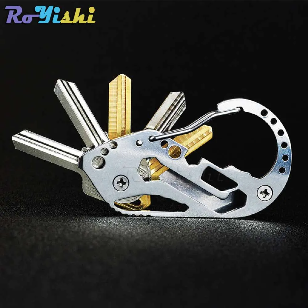 1pcs Stainless Steel EDC Multi-function Key Holder Clip Keychain Quickdraw Screwdriver Wrench Carabiner Outdoor Tools
1pcs Stainless Steel EDC Multi-function Key Holder Clip Keychain Quickdraw Screwdriver Wrench Carabiner Outdoor Tools