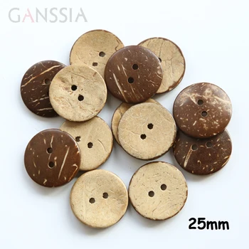 50pcs/lot Size:25mm(1'') Natural wooden coconut buttons, 2-holes buttons for diy Scrapbooking accessories.(ss-141) 
50pcs/lot Size:25mm(1'') Natural wooden coconut buttons, 2-holes buttons for diy Scrapbooking accessories.(ss-141)