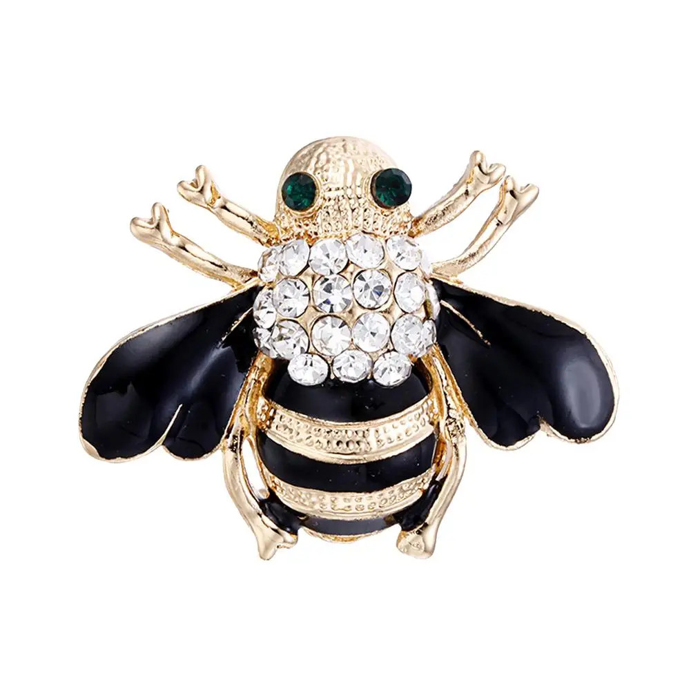 Hot Women Delicate Little Bee Brooches Crystal Rhinestone Pin Brooch Enamel Brooches Jewelry Gifts For Women Men Brooch
Hot Women Delicate Little Bee Brooches Crystal Rhinestone Pin Brooch Enamel Brooches Jewelry Gifts For Women Men Brooch