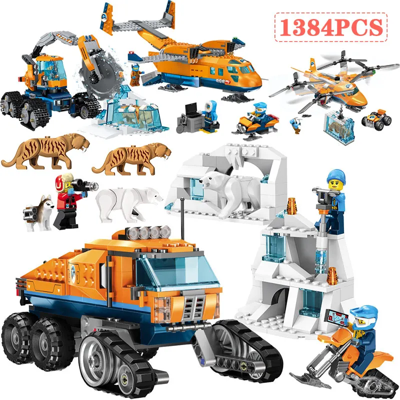 Blocks Compatible LegoINGLYS City Technic Arctic Expedition Air Transport + Supply Plane + Scout Truck Set Bricks Children Toy
Blocks Compatible LegoINGLYS City Technic Arctic Expedition Air Transport + Supply Plane + Scout Truck Set Bricks Children Toy