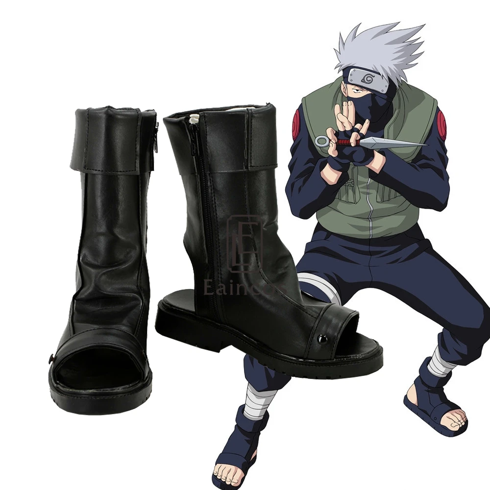 New NARUTO BORUTO Uchiha Sasuke Cosplay Universal Shoes Uzumaki Naruto Boots Hot