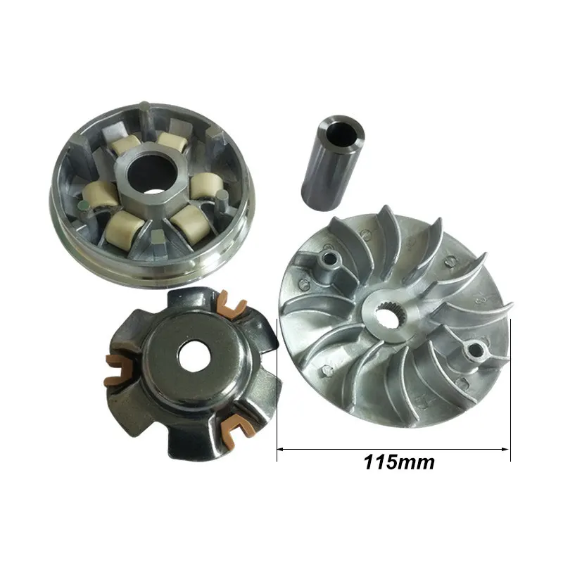 High Quality Motorcycle Enhanced Drive Clutch Pulley Variator Assy for GY6-125 GY6-150 152QMI 157QMJ Scooter Moped Dirt Bike
High Quality Motorcycle Enhanced Drive Clutch Pulley Variator Assy for GY6-125 GY6-150 152QMI 157QMJ Scooter Moped Dirt Bike