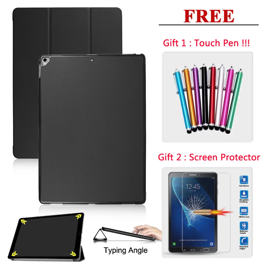 Free Screen Protector Glass +Case For iPad Pro 12.9 2018 / 2017 / 2015 PU Leather Smart Magnetic Cover for Apple i Pad pro12.9
Free Screen Protector Glass +Case For iPad Pro 12.9 2018 / 2017 / 2015 PU Leather Smart Magnetic Cover for Apple i Pad pro12.9