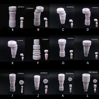 150pcs/lot High quality 14mm 18mm domeless Ceramic Nails Male & Female joint Ceramic carb cap ceramic nail
150pcs/lot High quality 14mm 18mm domeless Ceramic Nails Male & Female joint Ceramic carb cap ceramic nail