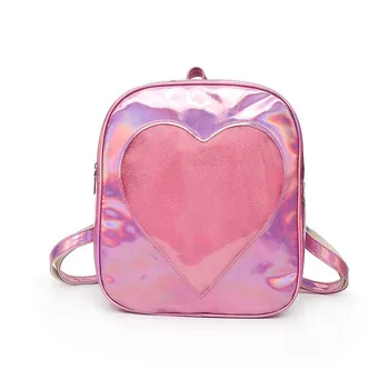 4PCS / LOT Kawaii Transparent Heart Shape Window Student School Bag Girls Backpack Holographic Backpack Lovely Bag Cute Laser
4PCS / LOT Kawaii Transparent Heart Shape Window Student School Bag Girls Backpack Holographic Backpack Lovely Bag Cute Laser