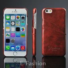 Business Style Luxury Leather Case For iPhone 6 6S 4.7inch Fashion Wallet Card Holder Cover For Iphone6 6s Plus 5.5inch