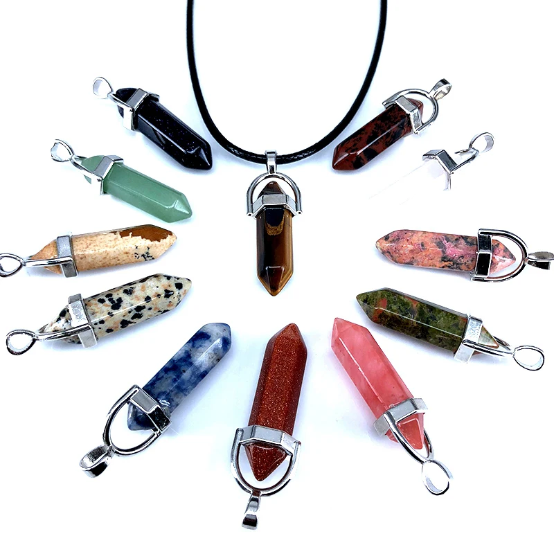 Summer Style Natural Crystal Quartz Stone Gem Bead Stone Pendant Necklace Fashion Women Jewelry Pendant Necklace B18102
Summer Style Natural Crystal Quartz Stone Gem Bead Stone Pendant Necklace Fashion Women Jewelry Pendant Necklace B18102