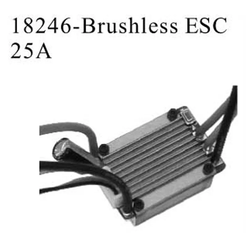 RC CAR PRO. SPARE PARTS BRUSHLESS ESC 25A FOR HSP 1/16 BUGGY 94185PRO, 94186PRO (part no. 18246)
RC CAR PRO. SPARE PARTS BRUSHLESS ESC 25A FOR HSP 1/16 BUGGY 94185PRO, 94186PRO (part no. 18246)