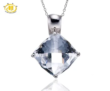 Hutang Stone Jewelry Natural White Topaz Gemstone Solid 925 Sterling Silver Pendant & Necklace 18" Fine Fashion Jewelry For Gift
Hutang Stone Jewelry Natural White Topaz Gemstone Solid 925 Sterling Silver Pendant & Necklace 18" Fine Fashion Jewelry For Gift