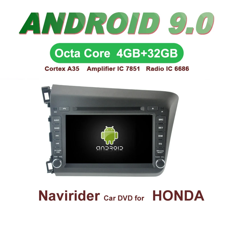 ELANMEY car gps navigation For HONDA CIVIC 2012 2013 octa core android 9.0 touch screen CAR DVD multimedia radio BT headunit
ELANMEY car gps navigation For HONDA CIVIC 2012 2013 octa core android 9.0 touch screen CAR DVD multimedia radio BT headunit